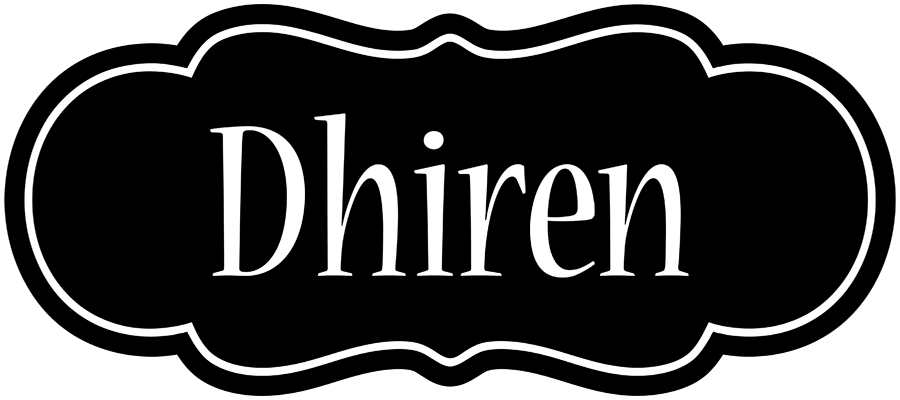 Dhiren welcome logo