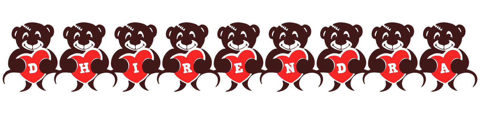 Dhirendra bear logo