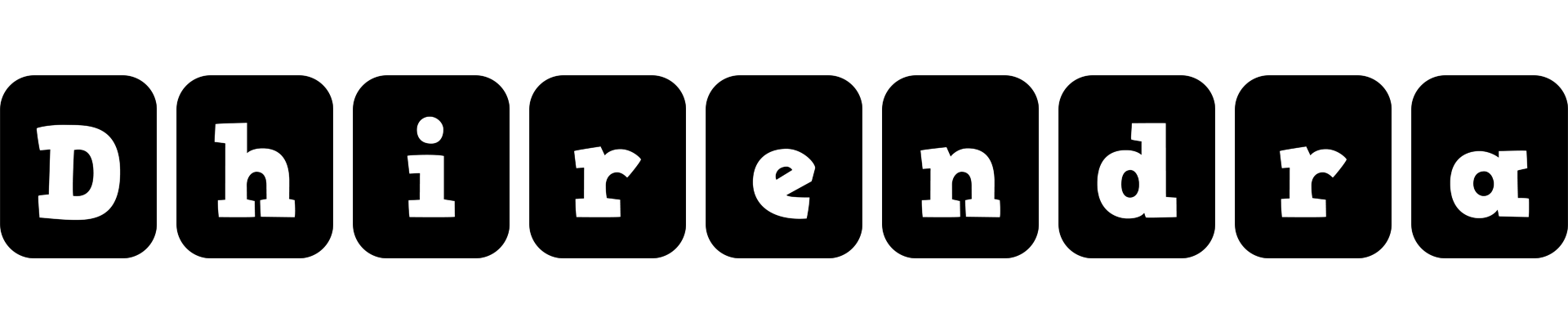Dhirendra box logo