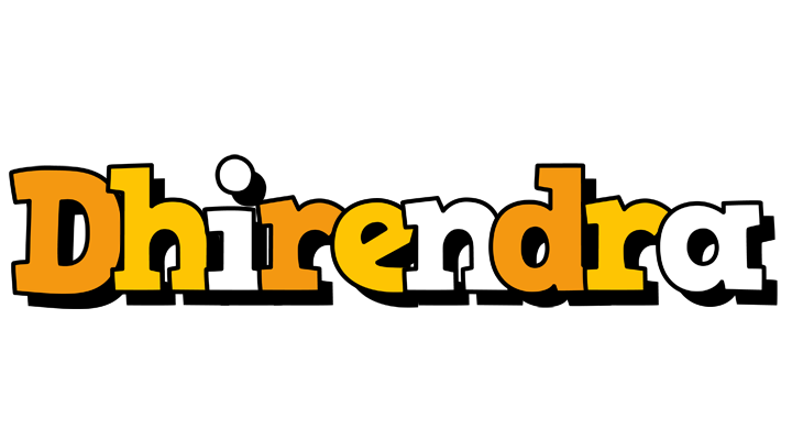 Dhirendra cartoon logo