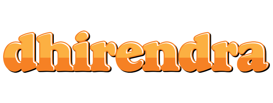 Dhirendra orange logo