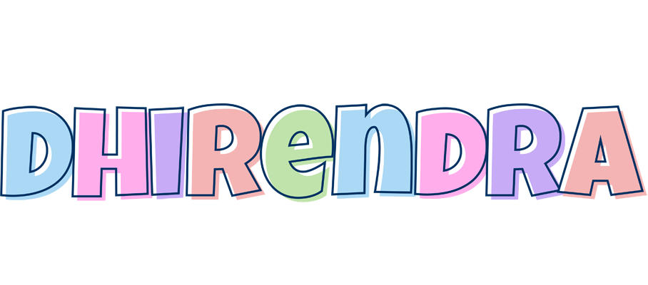 Dhirendra pastel logo