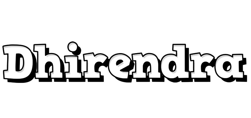 Dhirendra snowing logo