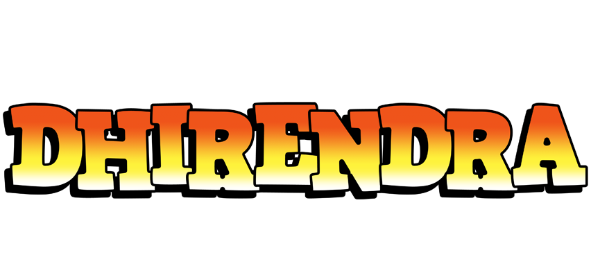 Dhirendra sunset logo