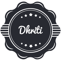 Dhriti badge logo