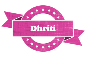 Dhriti beauty logo