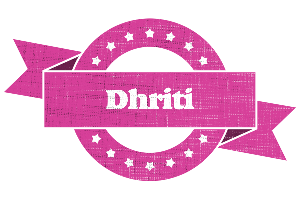 Dhriti beauty logo