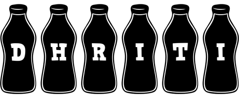 Dhriti bottle logo