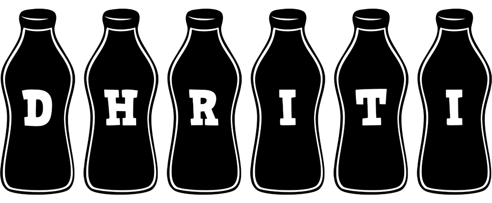 Dhriti bottle logo
