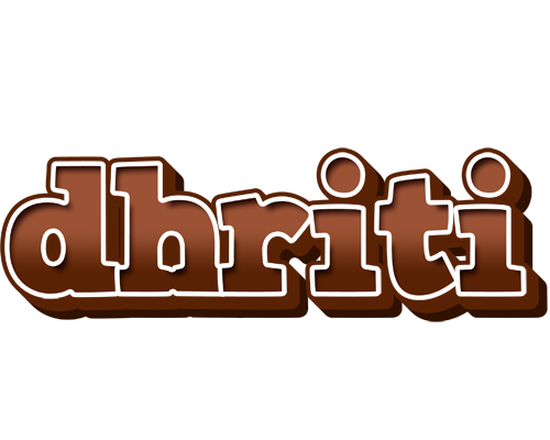 Dhriti brownie logo