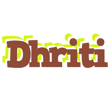 Dhriti caffeebar logo