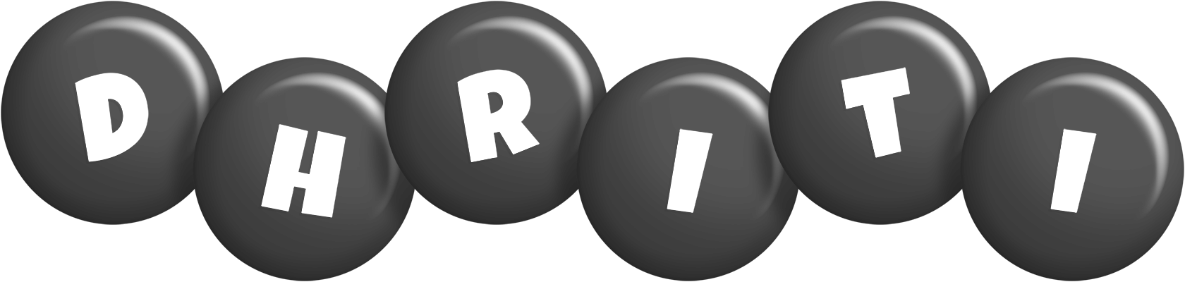 Dhriti candy-black logo