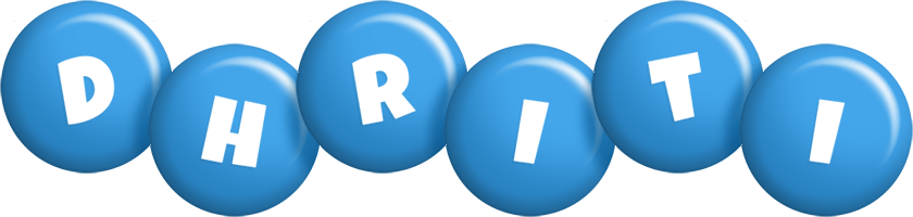 Dhriti candy-blue logo