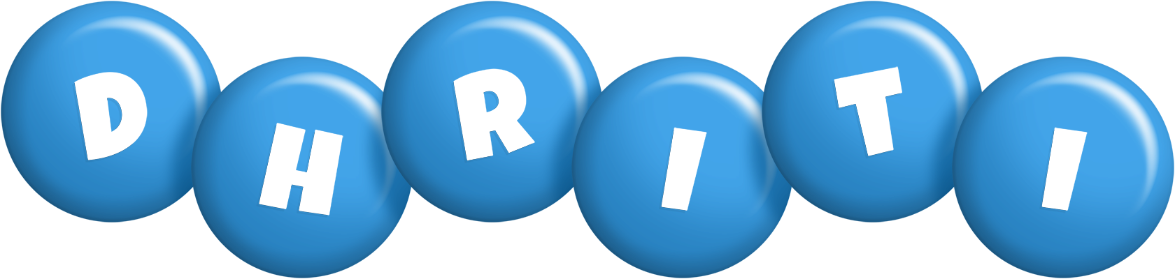 Dhriti candy-blue logo