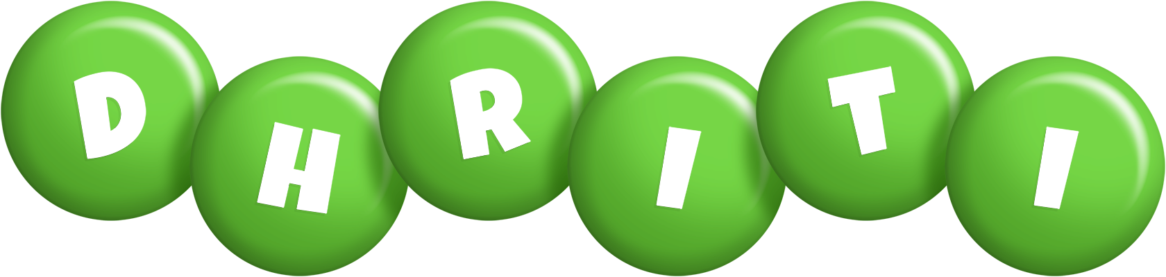 Dhriti candy-green logo