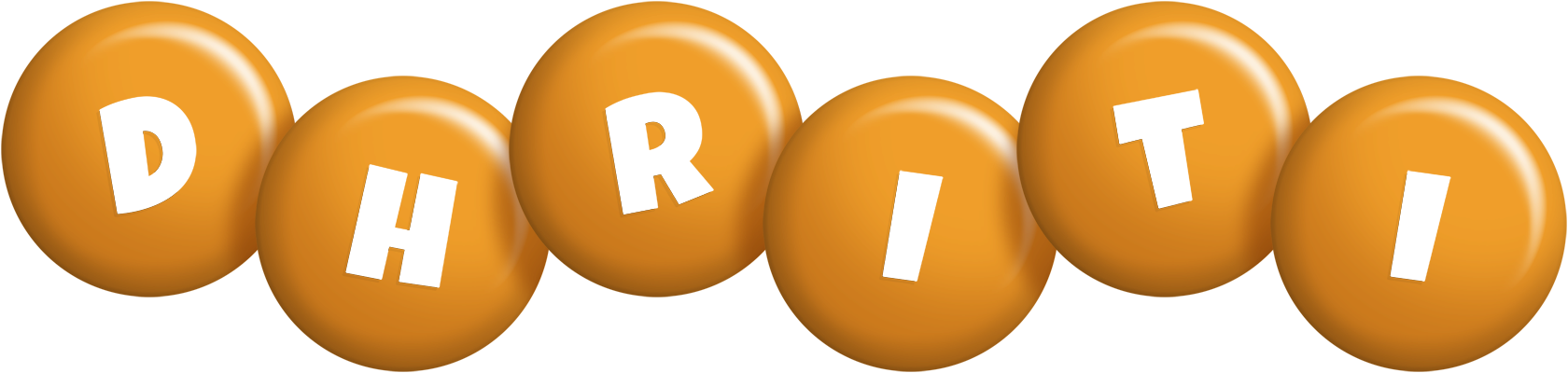 Dhriti candy-orange logo