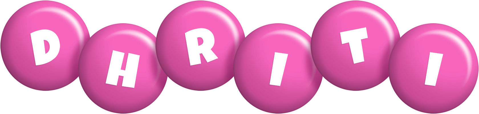 Dhriti candy-pink logo
