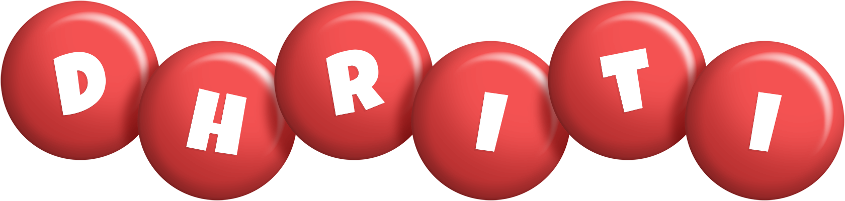 Dhriti candy-red logo