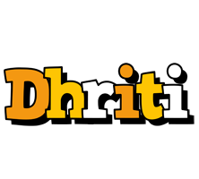 Dhriti cartoon logo