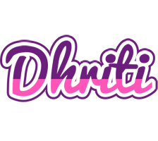 Dhriti cheerful logo