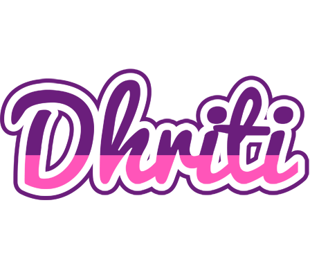 Dhriti cheerful logo
