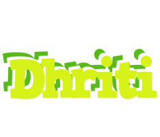 Dhriti citrus logo