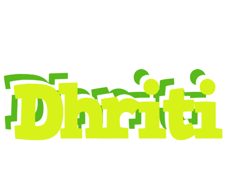 Dhriti citrus logo