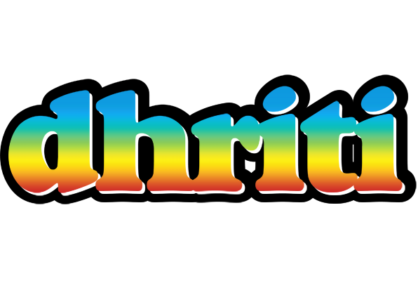 Dhriti color logo