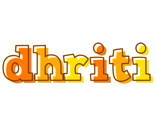 Dhriti desert logo