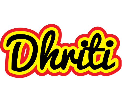 Dhriti flaming logo