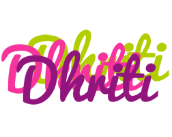 Dhriti flowers logo