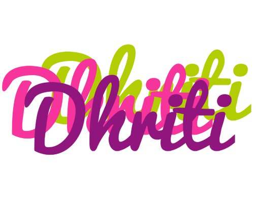 Dhriti flowers logo