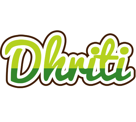 Dhriti golfing logo