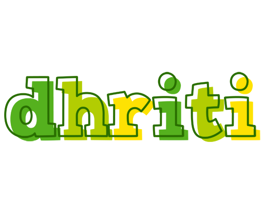Dhriti juice logo