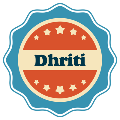 Dhriti labels logo