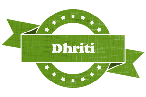 Dhriti natural logo