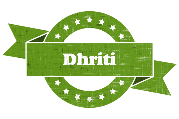Dhriti natural logo