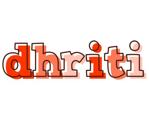 Dhriti paint logo