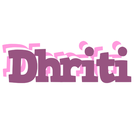 Dhriti relaxing logo