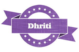 Dhriti royal logo