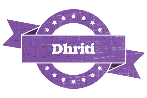 Dhriti royal logo