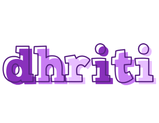 Dhriti sensual logo