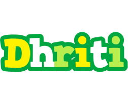 Dhriti soccer logo