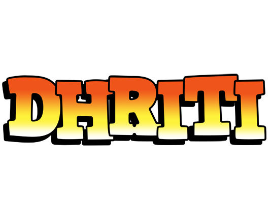 Dhriti sunset logo