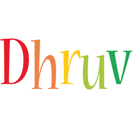 Dhruv birthday logo