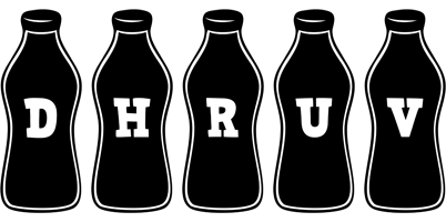 Dhruv bottle logo