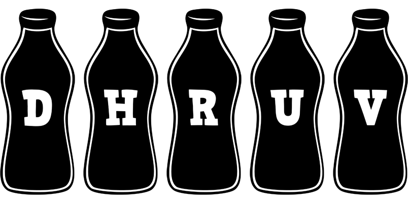 Dhruv bottle logo