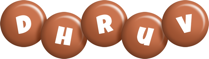 Dhruv candy-brown logo