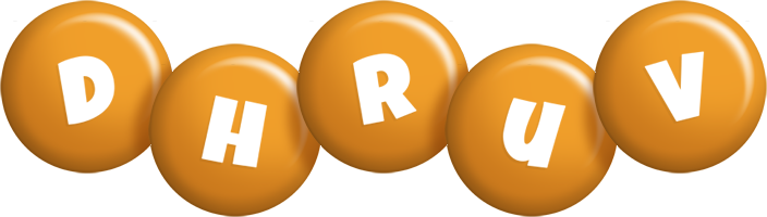 Dhruv candy-orange logo