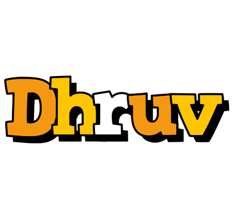 Dhruv cartoon logo